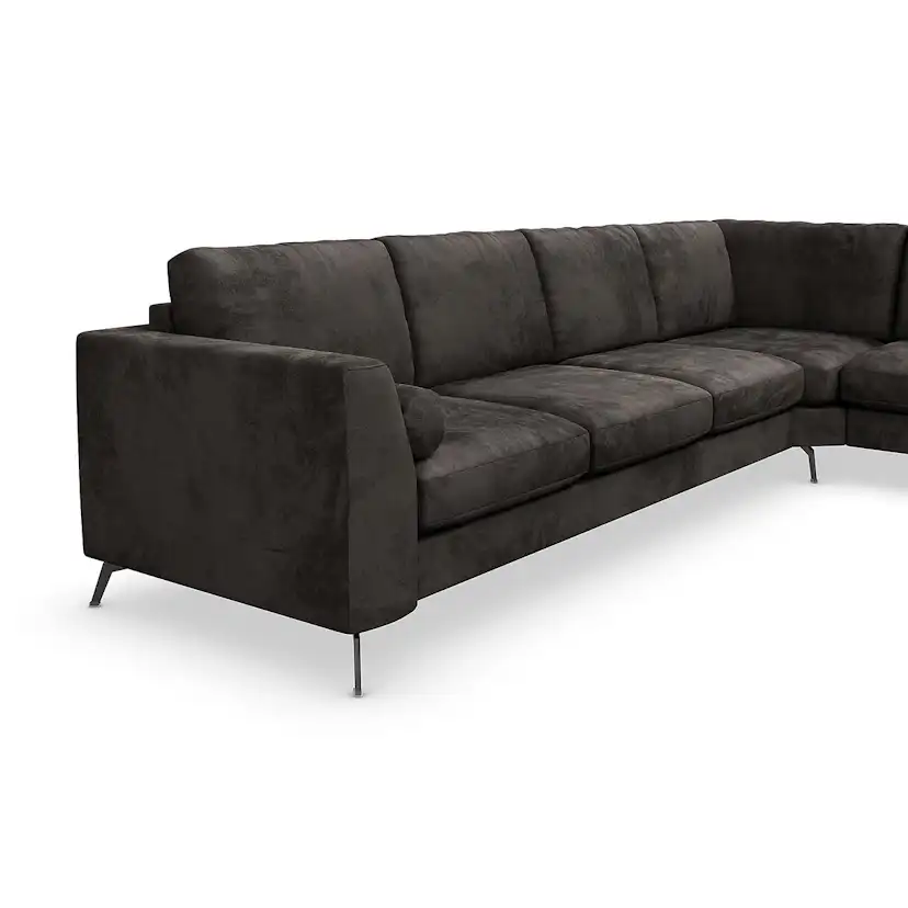 Hörnsoffa Scandinavian Choice Ocean Lyx Sammet