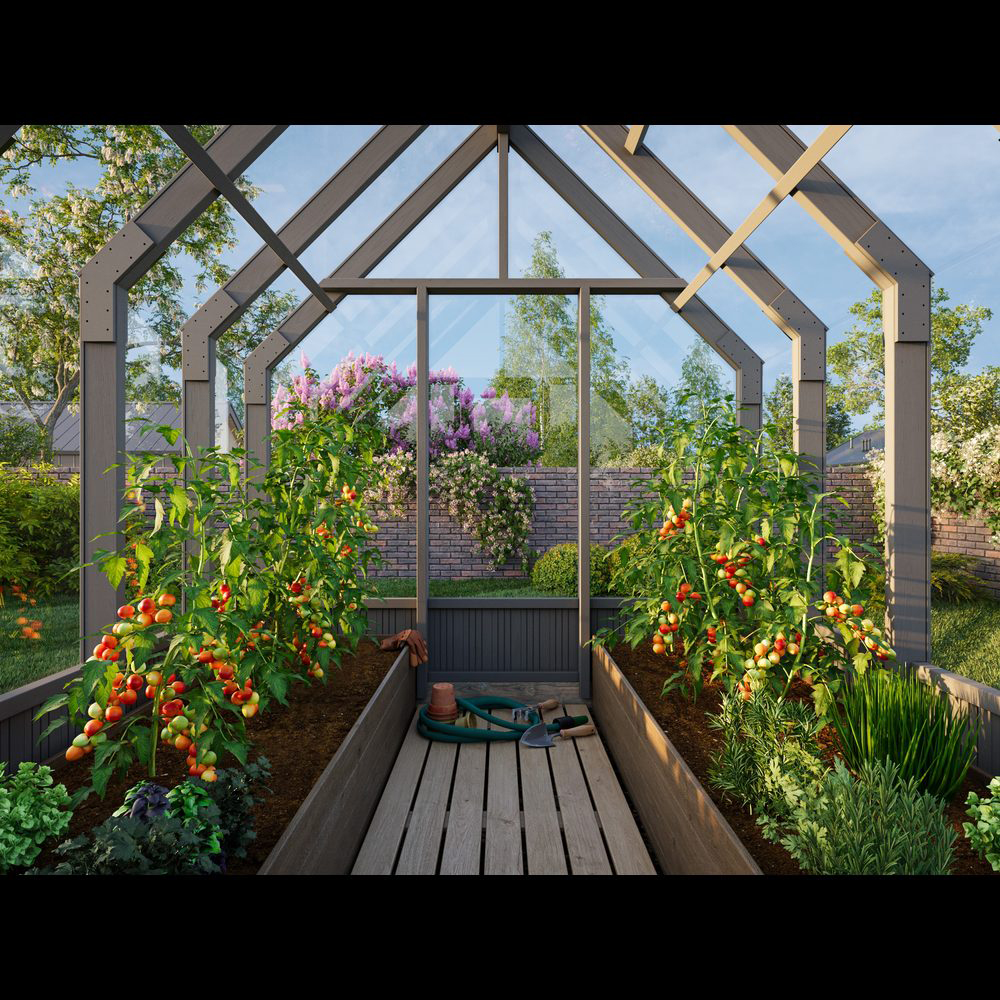 Växthus Palmako Emilia 8,7 m² (inv. 8,2 m²)