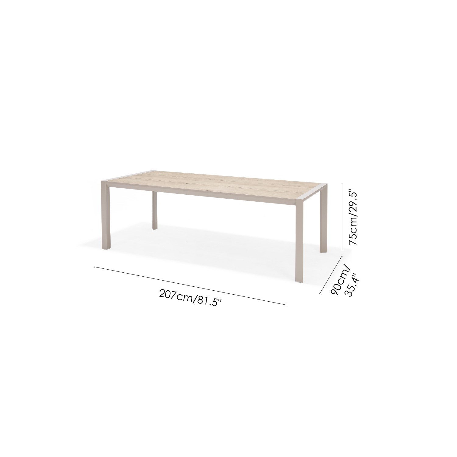 Utebord LifestyleGarden Urbanite 207 cm
