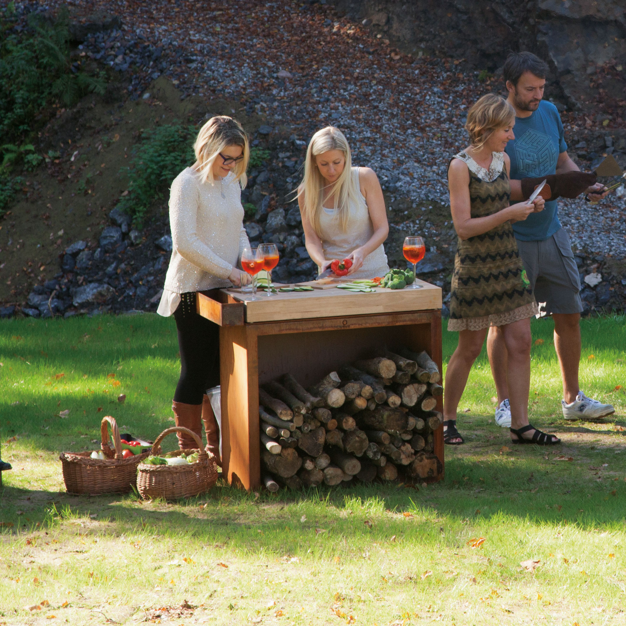 Modul OFYR Butcher Block Storage 90