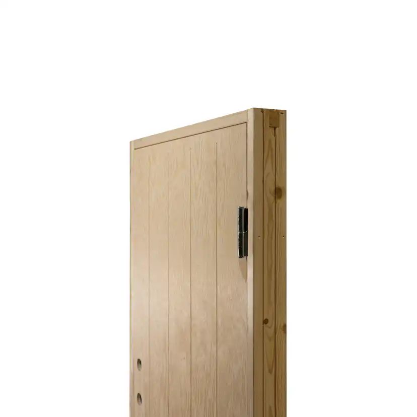 Dörr Jabo Ljusdal Kallförråd 78x188 cm Obehandlad Spårfräst Plywood
