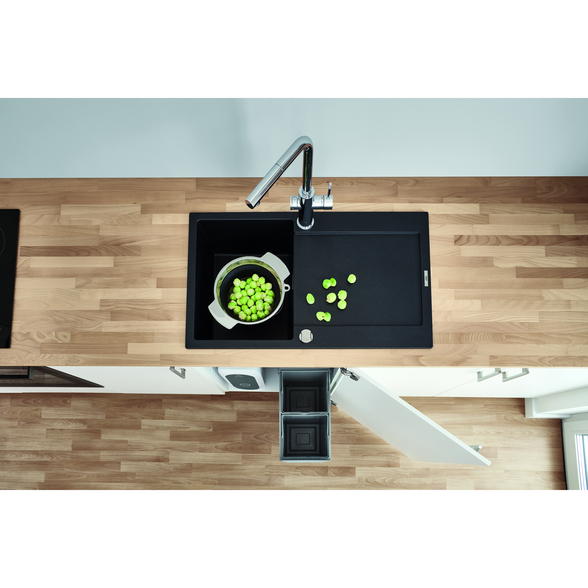 Köksblandare Grohe Blue Home med utdragbar L-pip Starter Kit Bluetooth