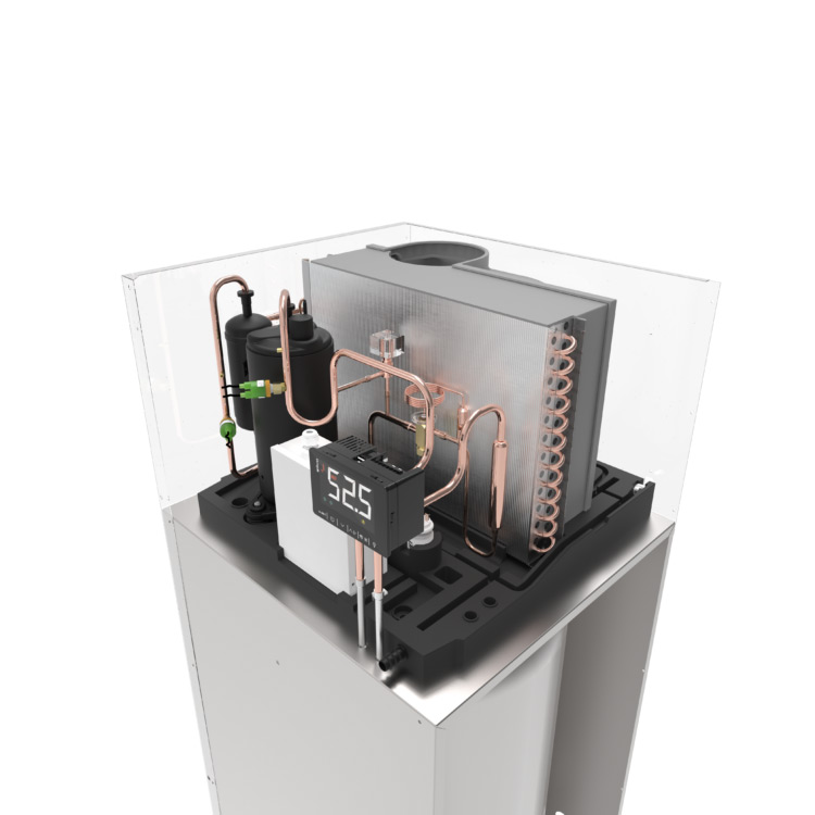 Värmepumpsberedare Indol EcoHeat 160FW4R2 Wifi-Ansluten 160L