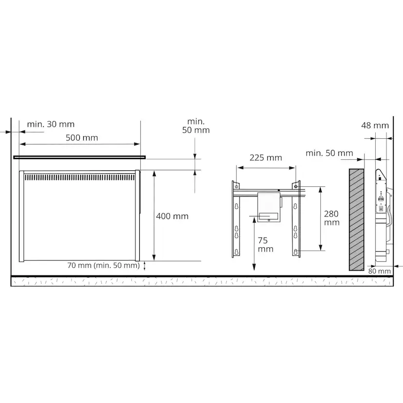 ELRADIATOR PETA 350W/230V BT Peta 350W/230V