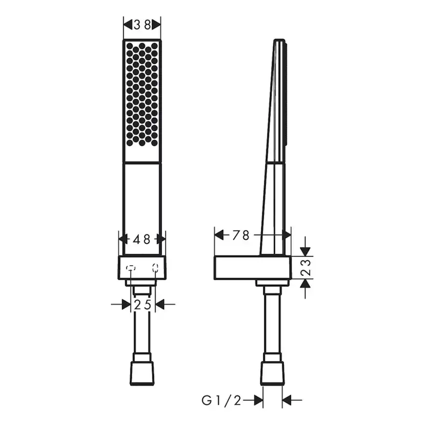 Handdusch Hansgrohe Rainfinity 100 1jet