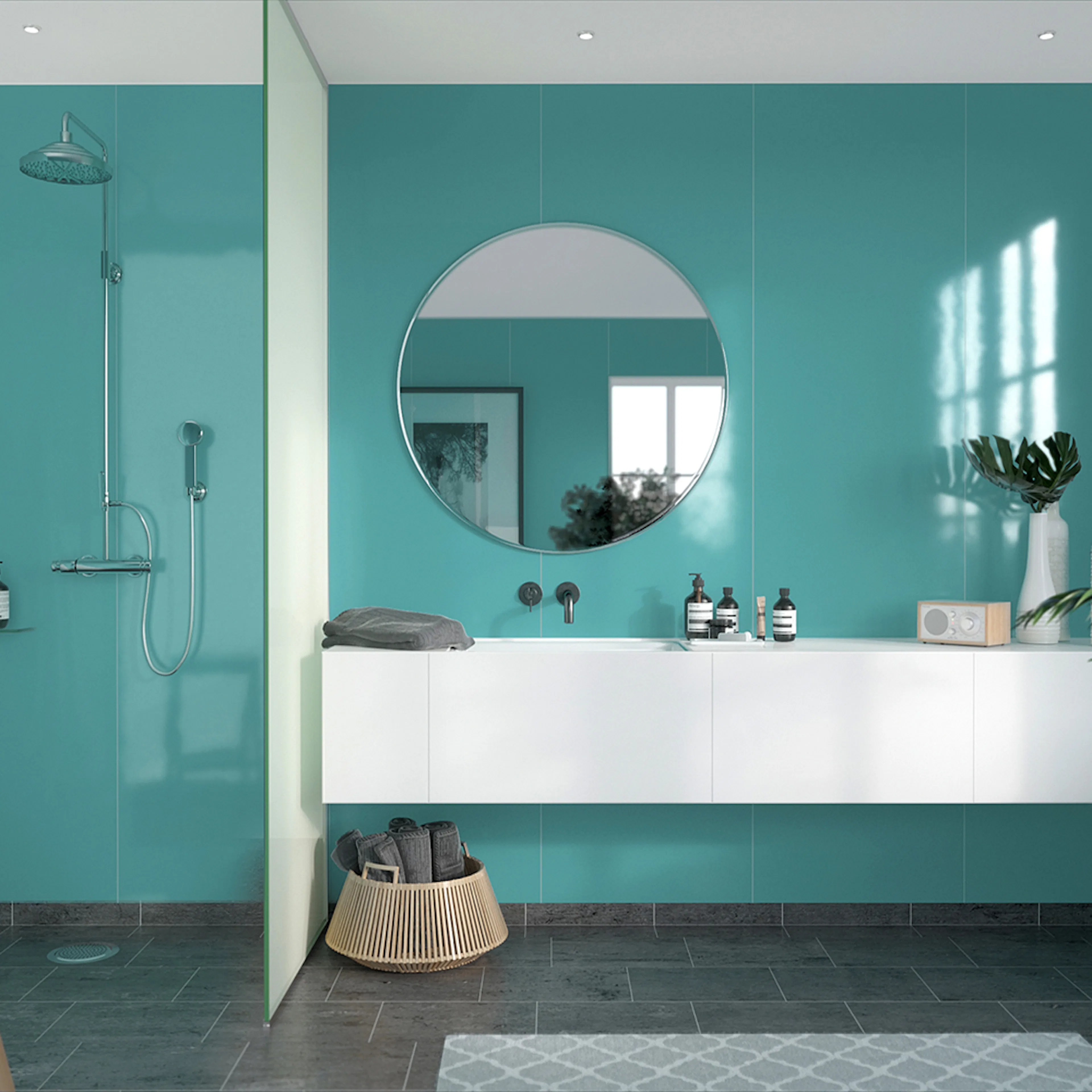 Våtrumsskiva Fibo Aquamarine 2212-M10 HG