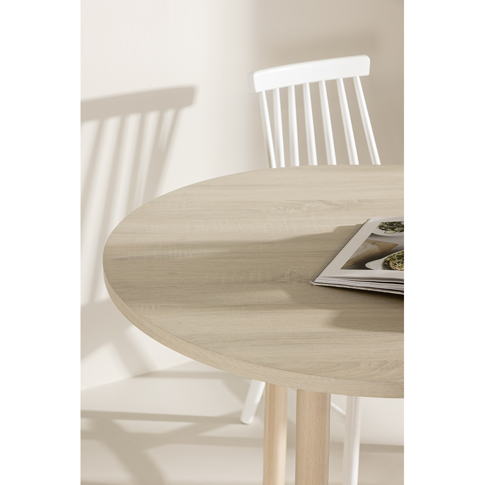 Andy Dining Table 90x180 cm  -  / Whitewash Vittvätt