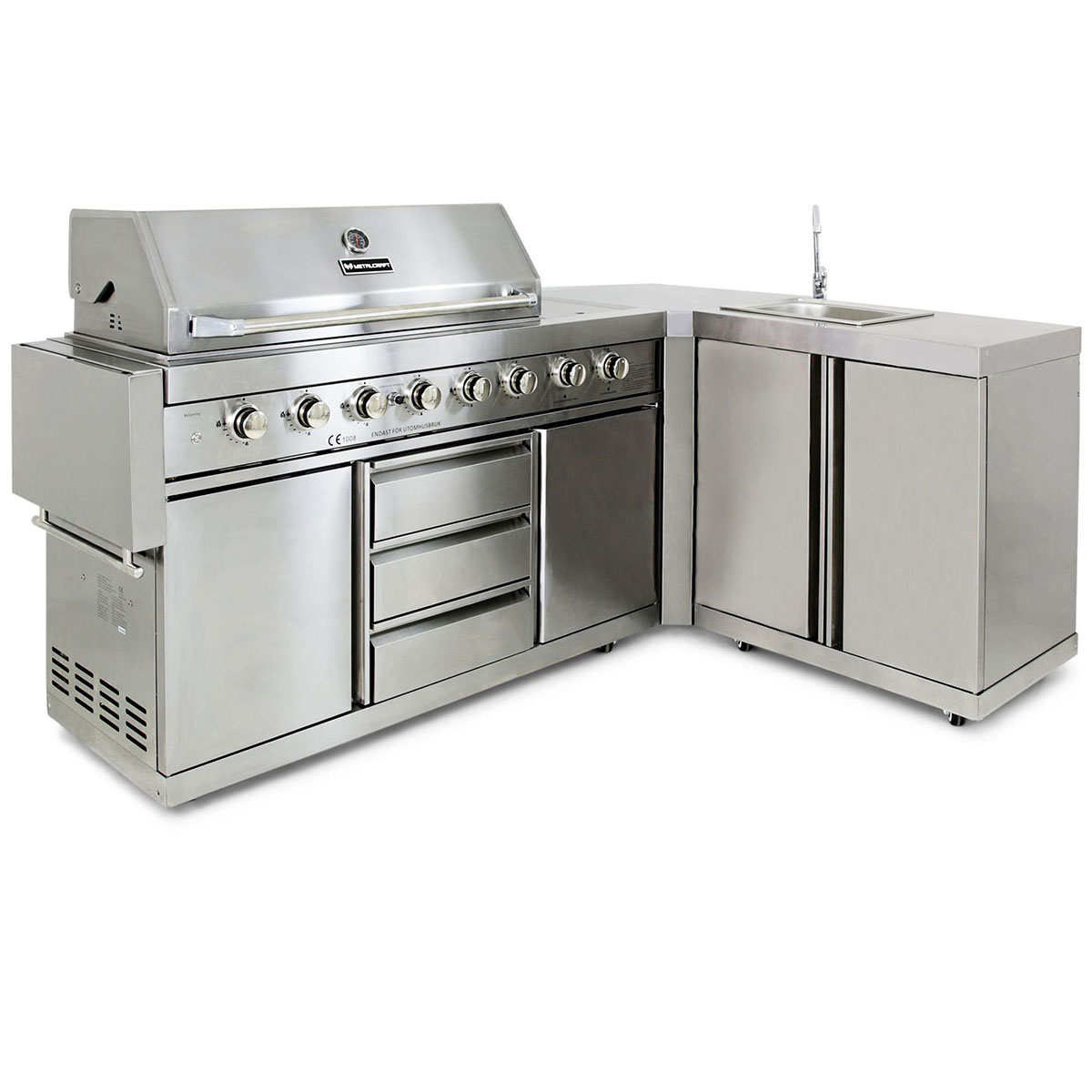 Hörnmodul Metalcraft Till Utekök