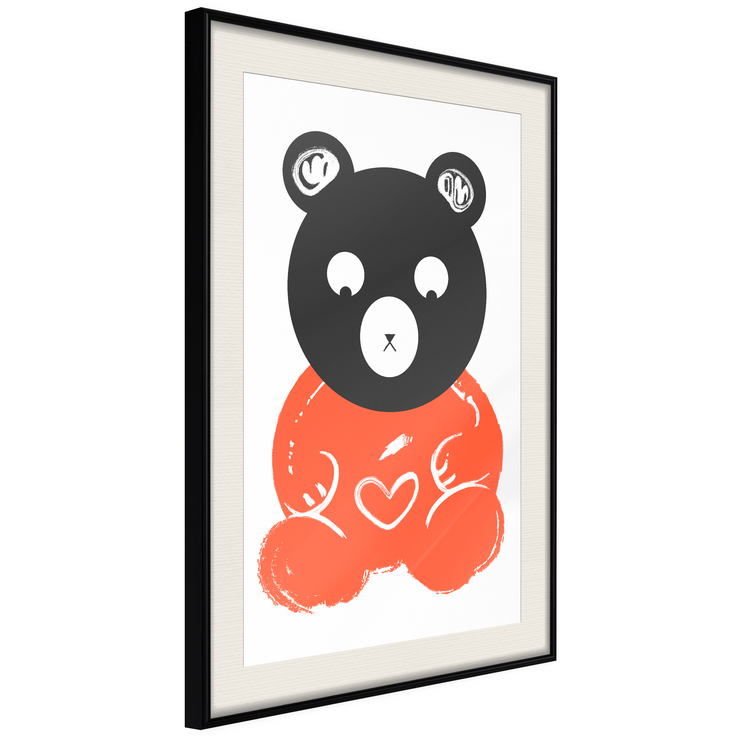 Poster Artgeist Affisch Thoughtful Bear