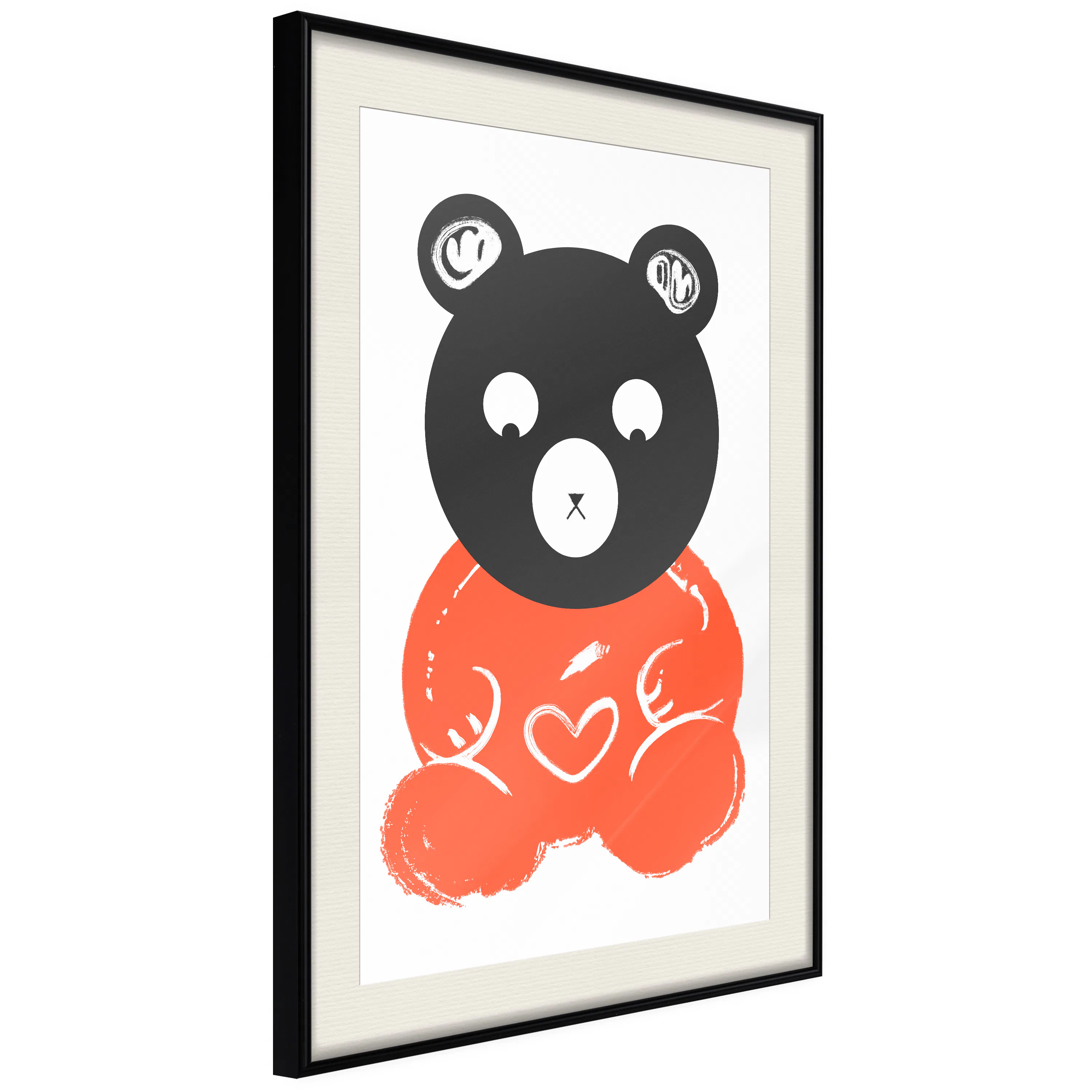 Poster Artgeist Affisch Thoughtful Bear
