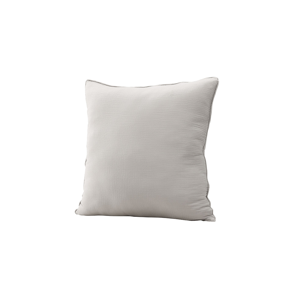 Tyra Cushion Cover Cotton Gauze - Grey Grå