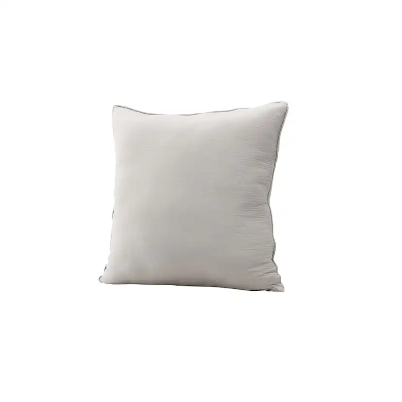 Tyra Cushion Cover Cotton Gauze - Grey Grå