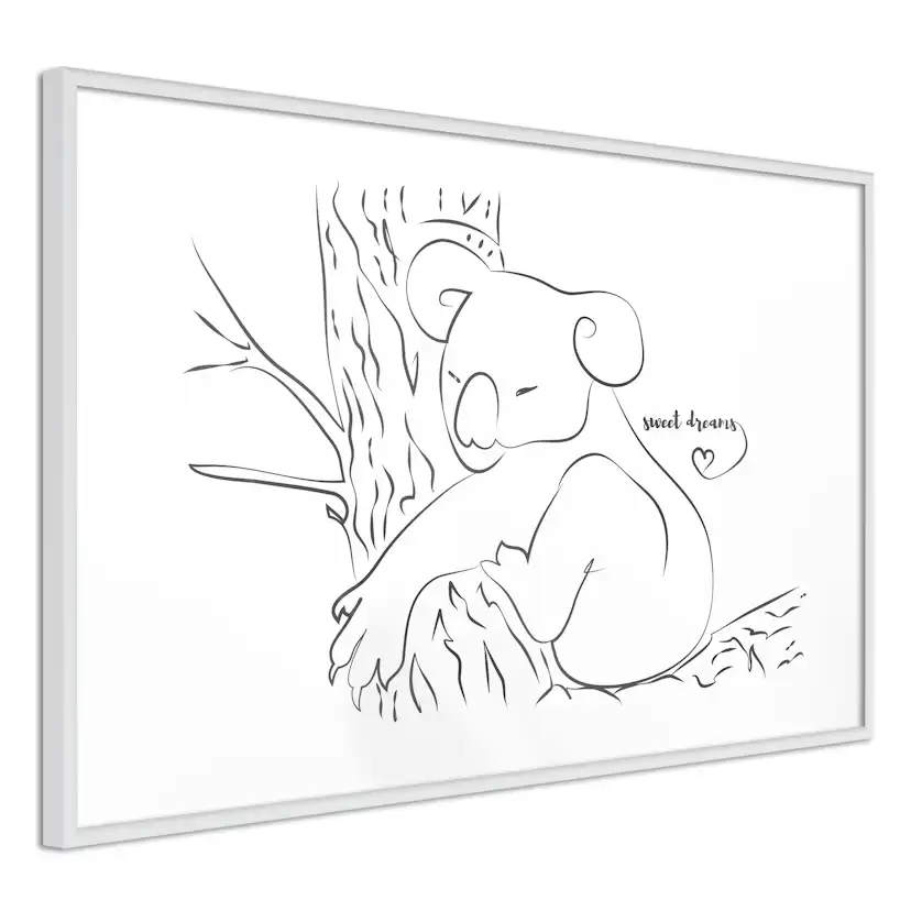 Poster Artgeist Affisch Sleepy Koala
