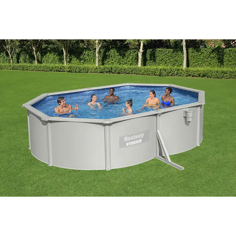 Stålväggspool Bestway Oval 5x3,6 m Hydrium