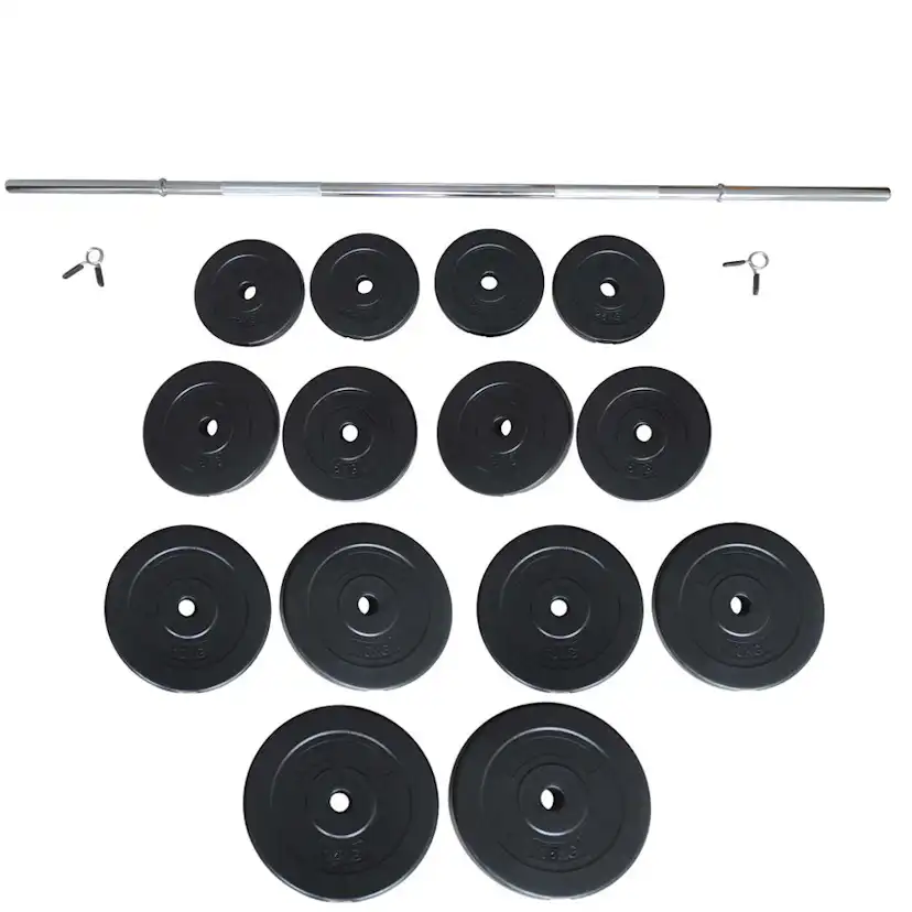Skivstångsset Fitn Shape 110 kg