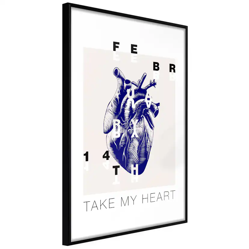 Poster Artgeist Affisch Take My Heart