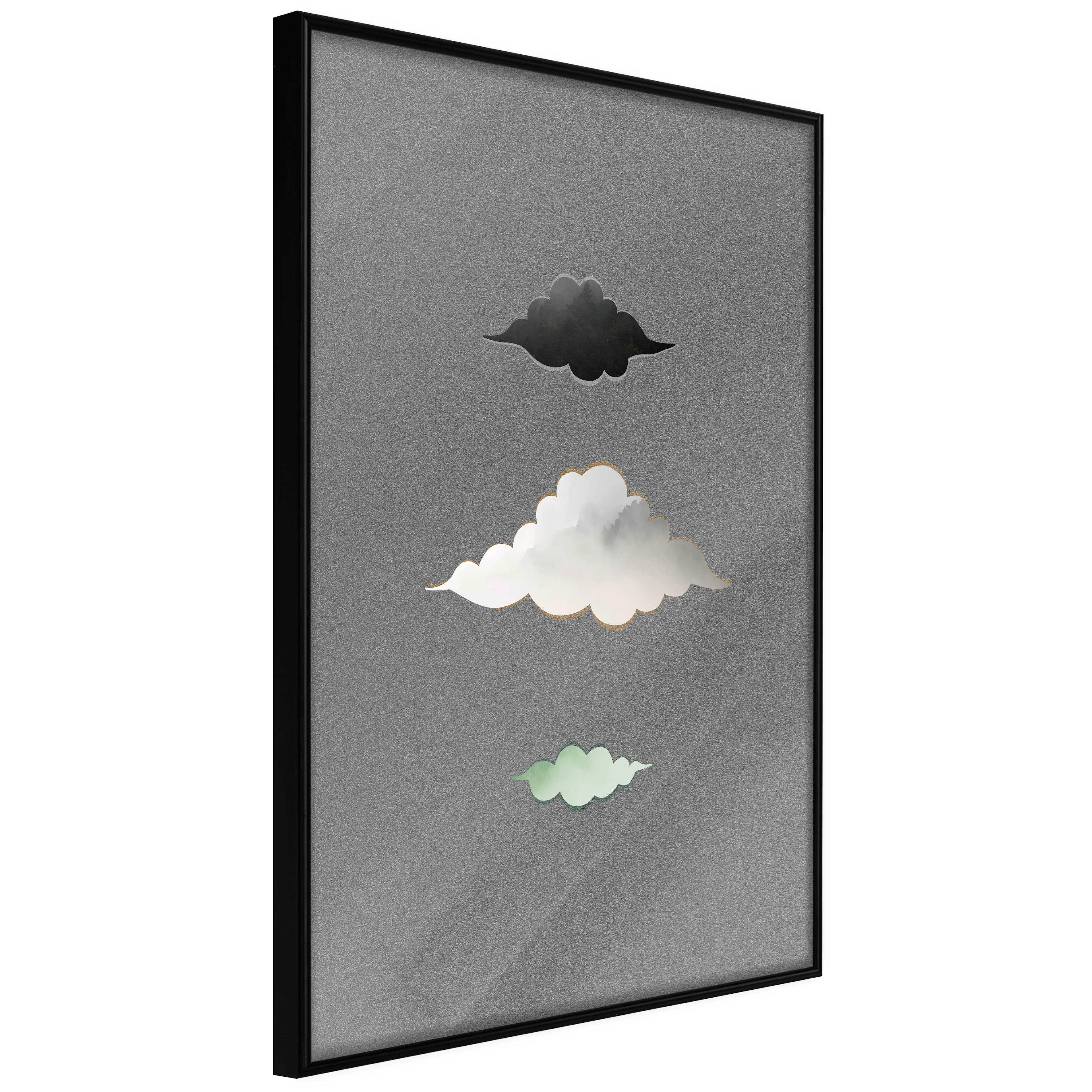 Affisch - Cumulonimbus [Poster] 20x30 Svart ram, 20x30 cm
