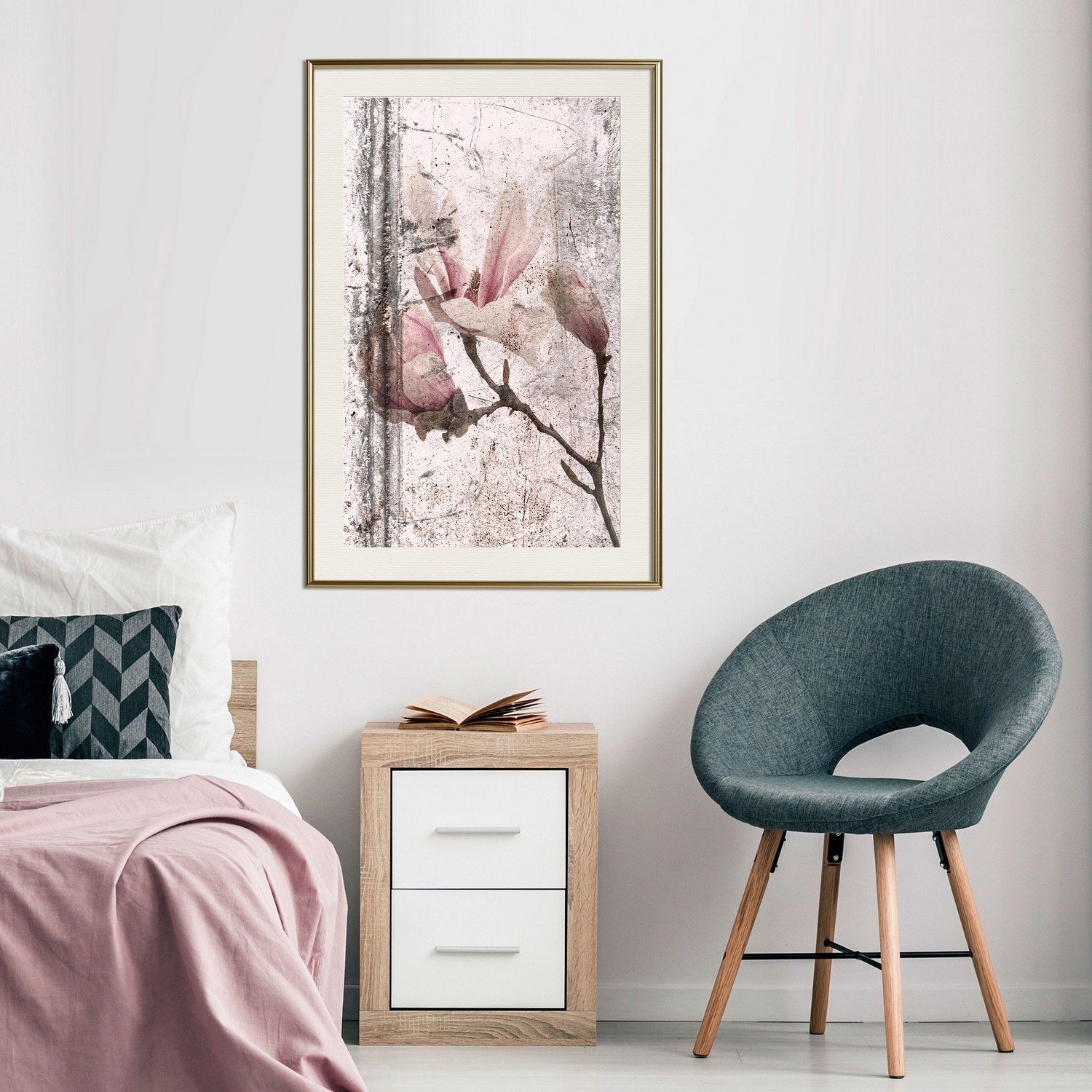 Poster Artgeist Affisch Exquisite Magnolia