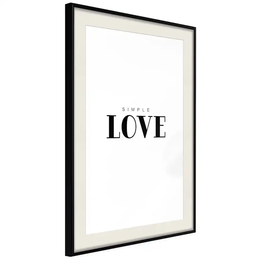 Poster Artgeist Affisch Simple Love