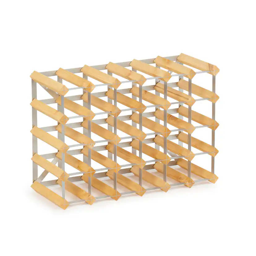 Vinställ Traditional Wine Rack 30 Flaskor Påbyggningsbart