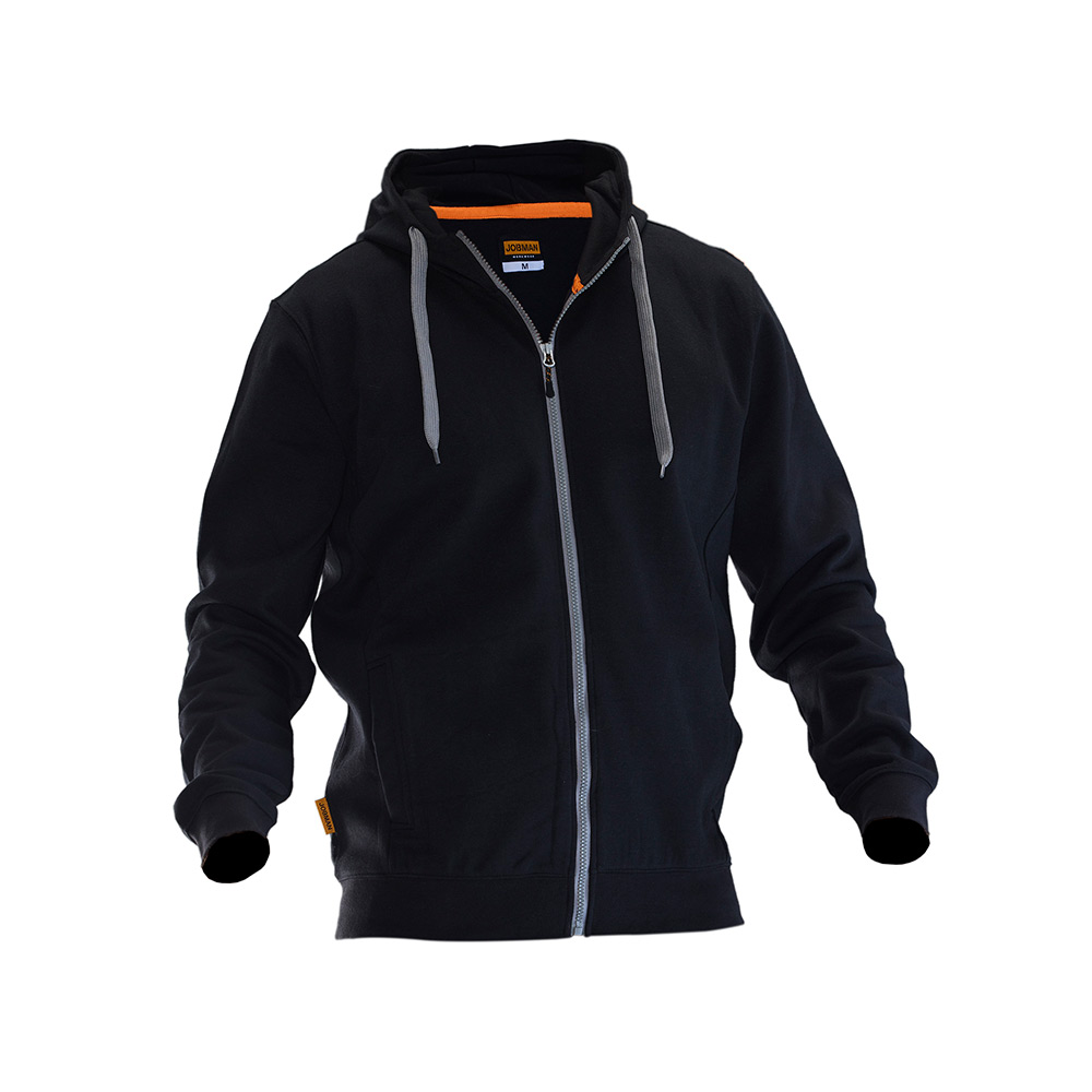 Hoodie Svart L Storlek: L, Färg: Svart