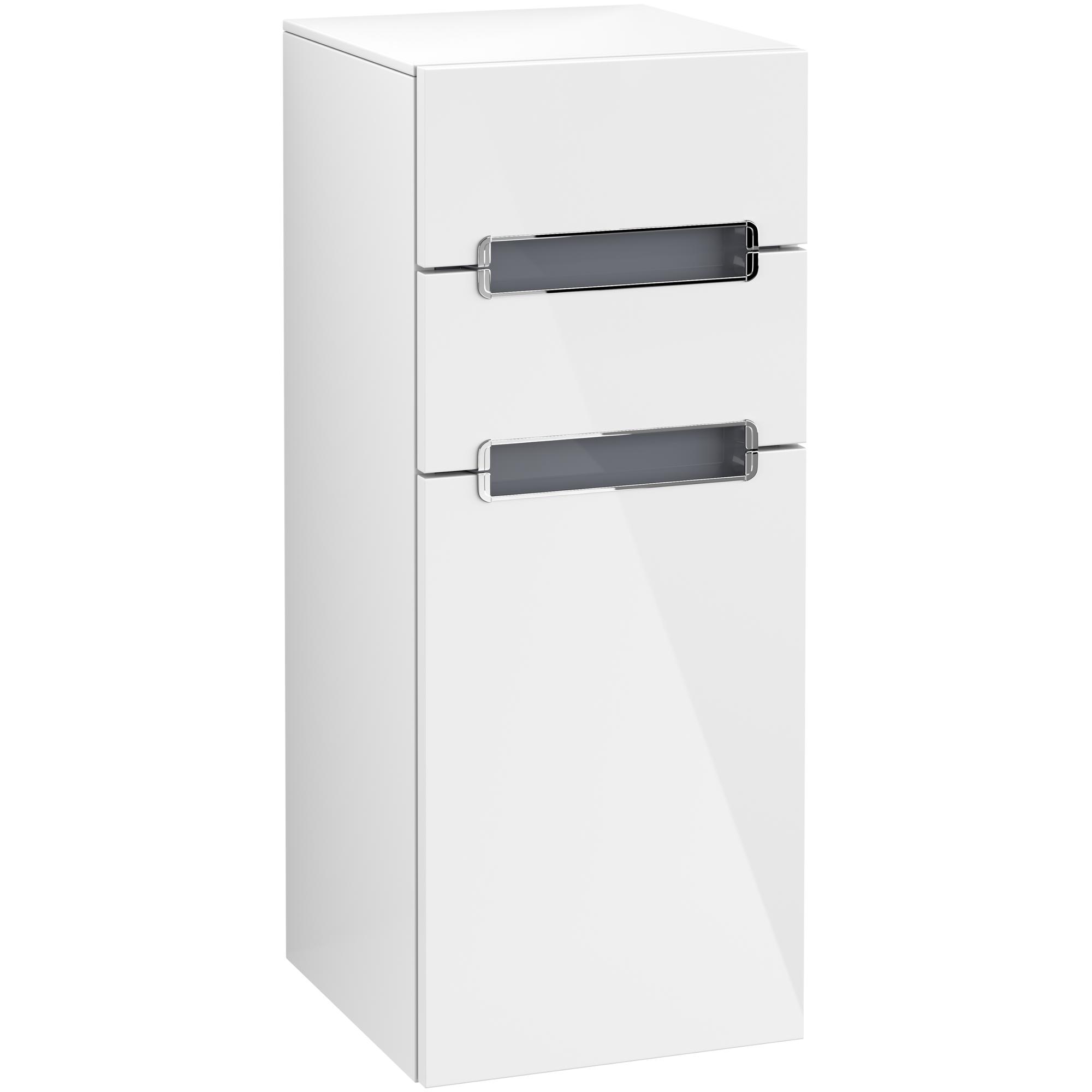 Väggskåp Villeroy & Boch Subway 2.0 med 2 Lådor och 1 Dörr 356 mm