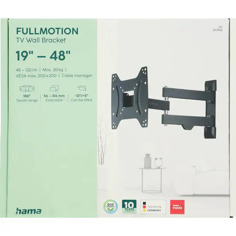 Väggfäste Hama Full Motion VESA upp till 200x200 48 tum