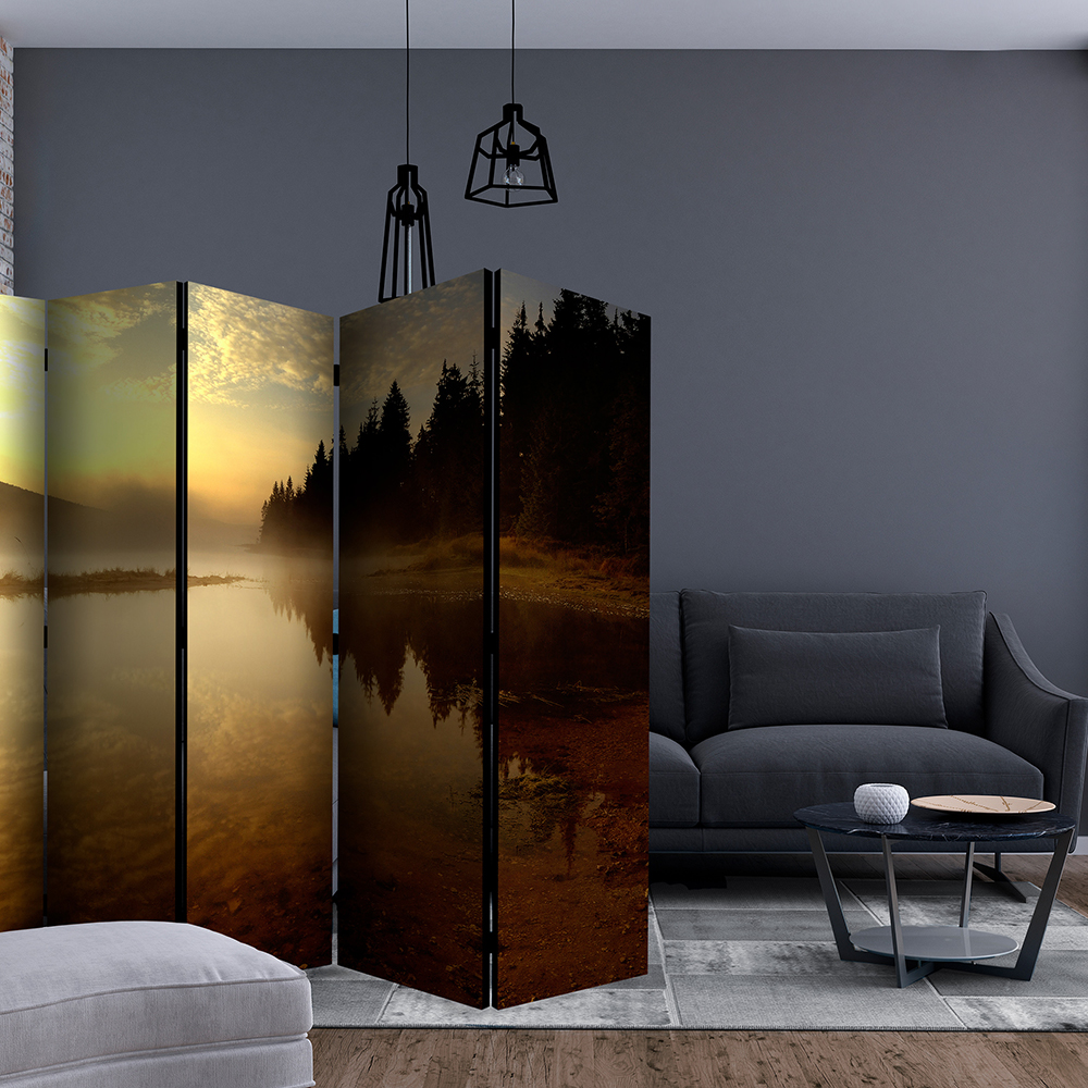 Rumsavdelare Skärmvägg Arkiio Forest And Lake II 225x172 cm