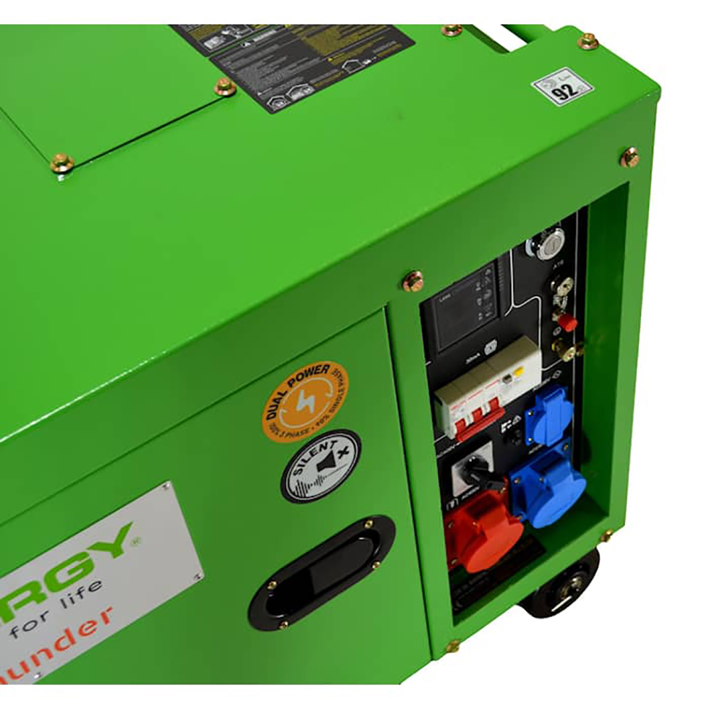 Elverk Energy T9000FULL 3-fas/1-fas Diesel