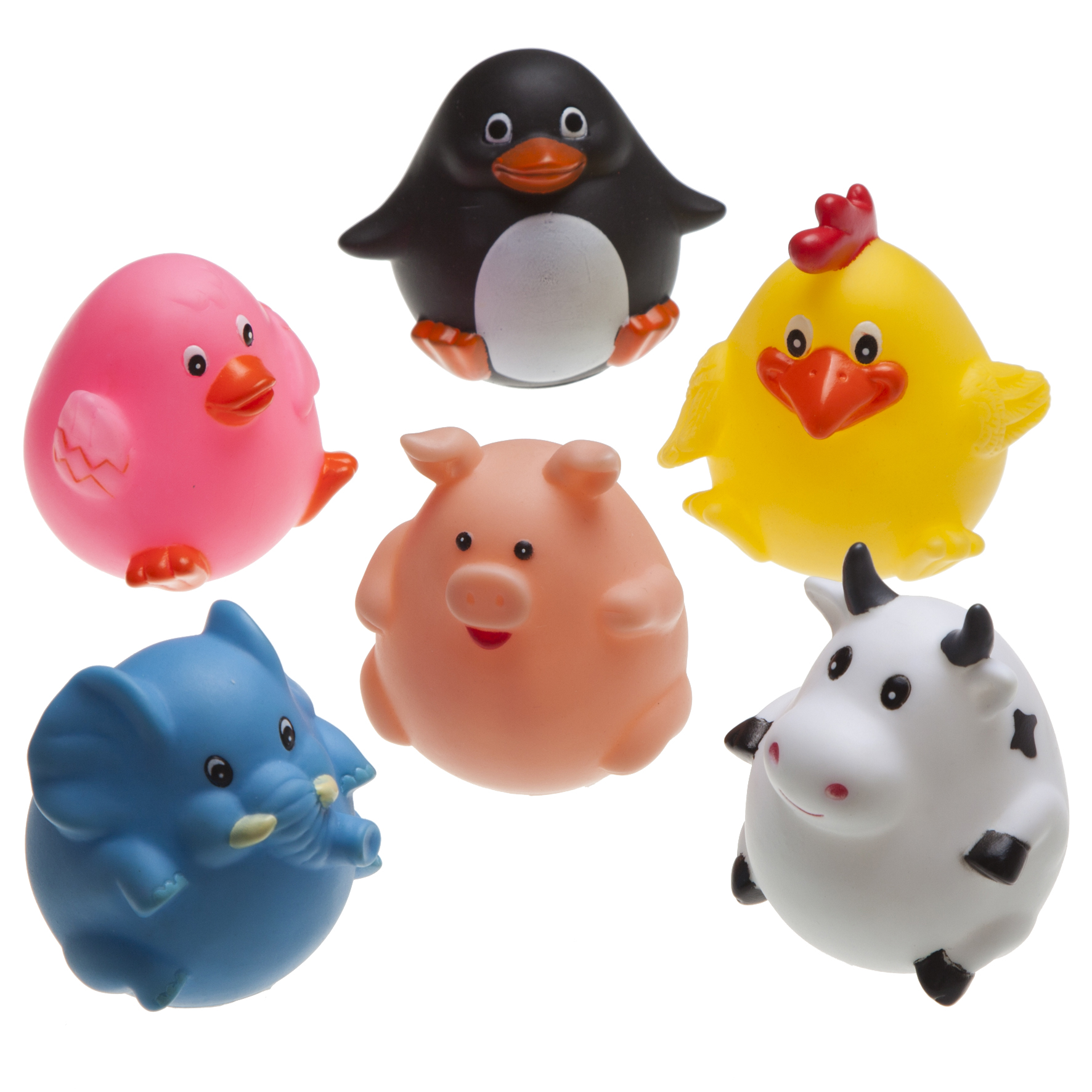 Badleksak Rätt Start Wobbly Animals 6-delar