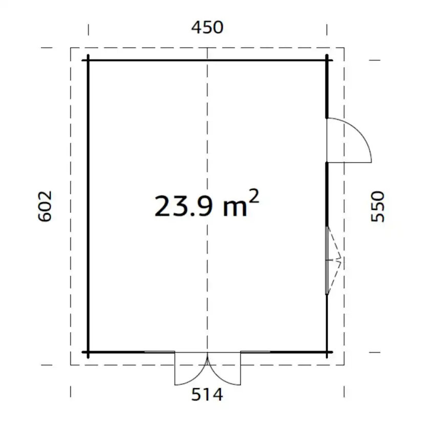 Stuga Palmako Irene 24,8 m2