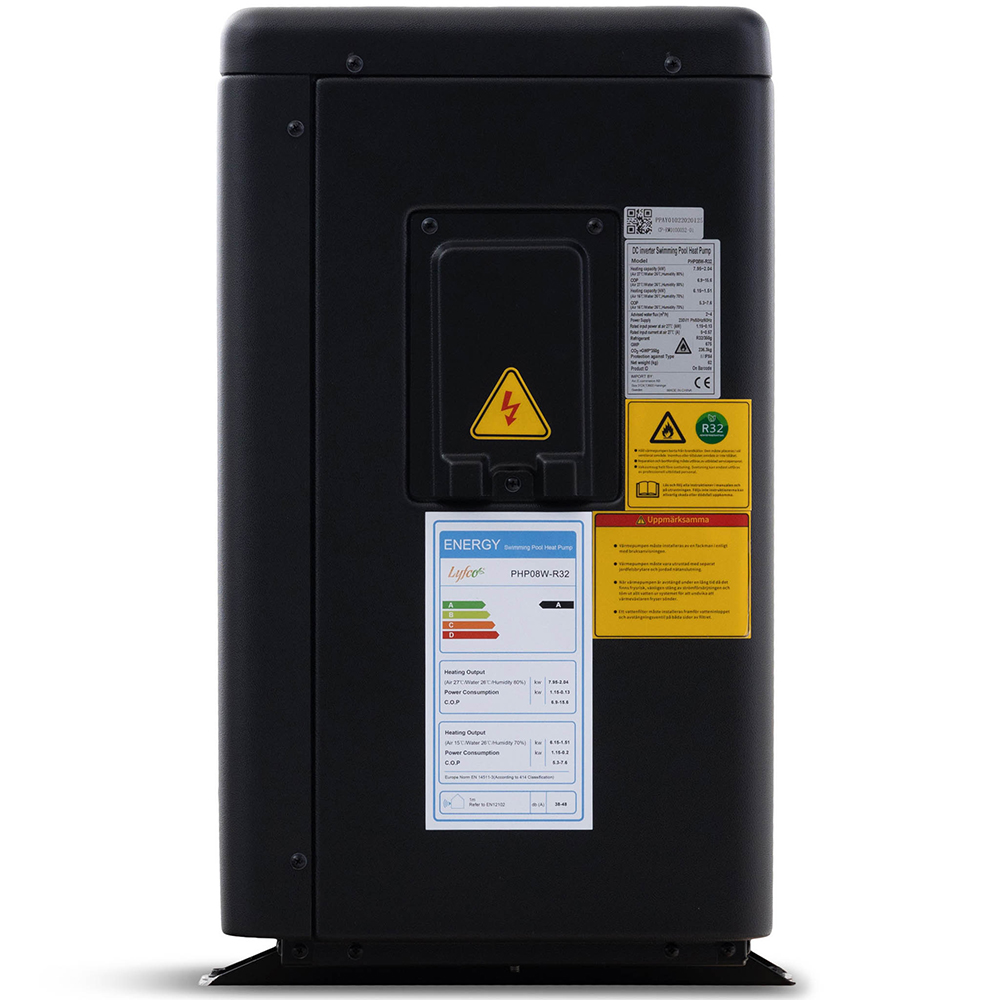 Poolvärmepump Lyfco 7,95kW Inverter R32 Wifi ABS