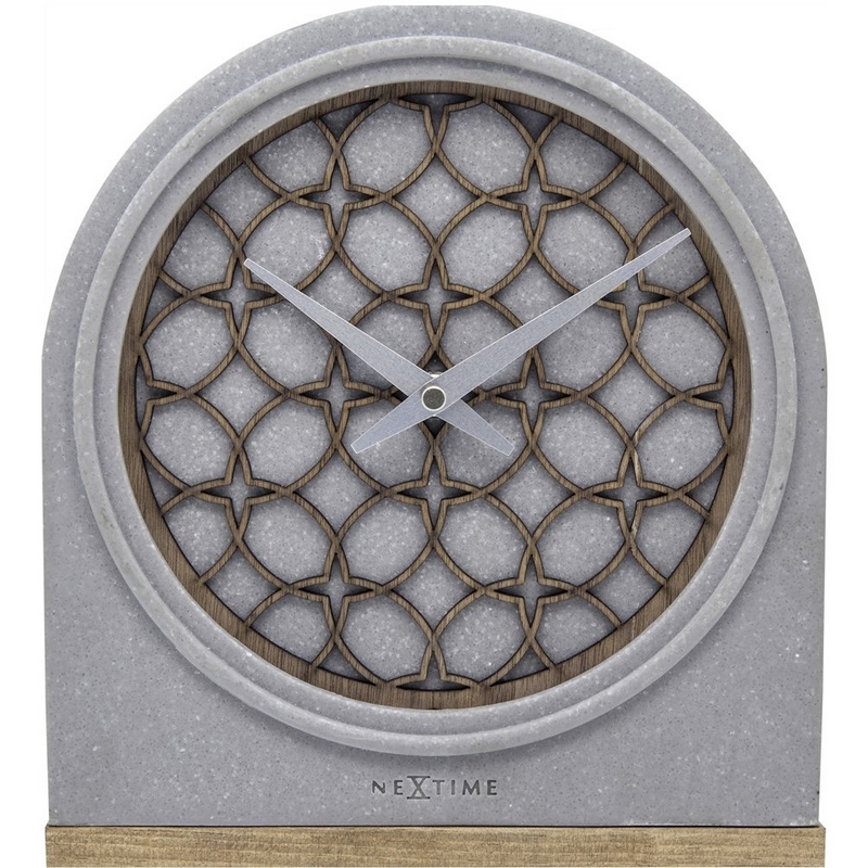 Bordsklocka NeXtime Concrete Love Table