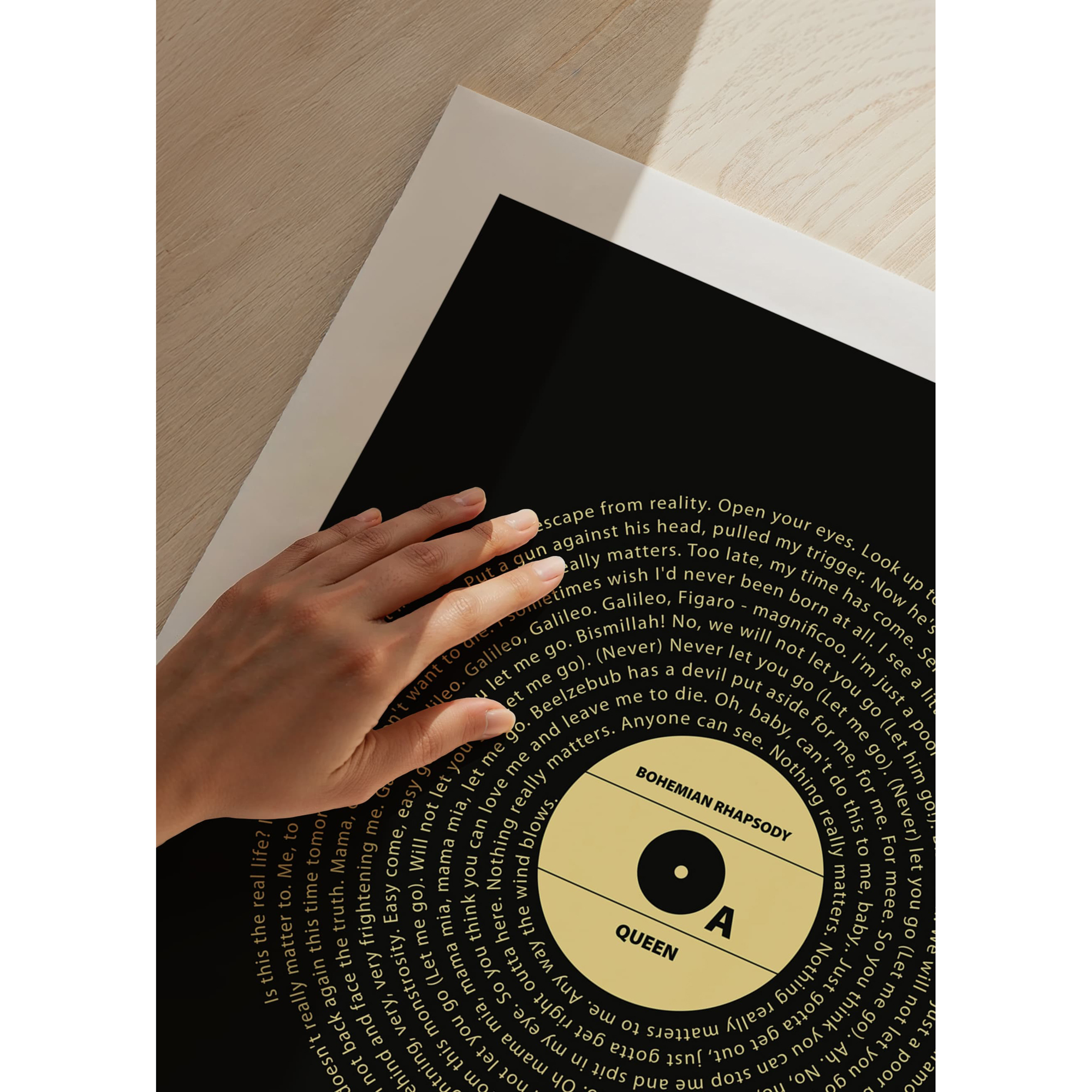 Poster Gallerix Bohemian Rhapsody Vinyl By Queen