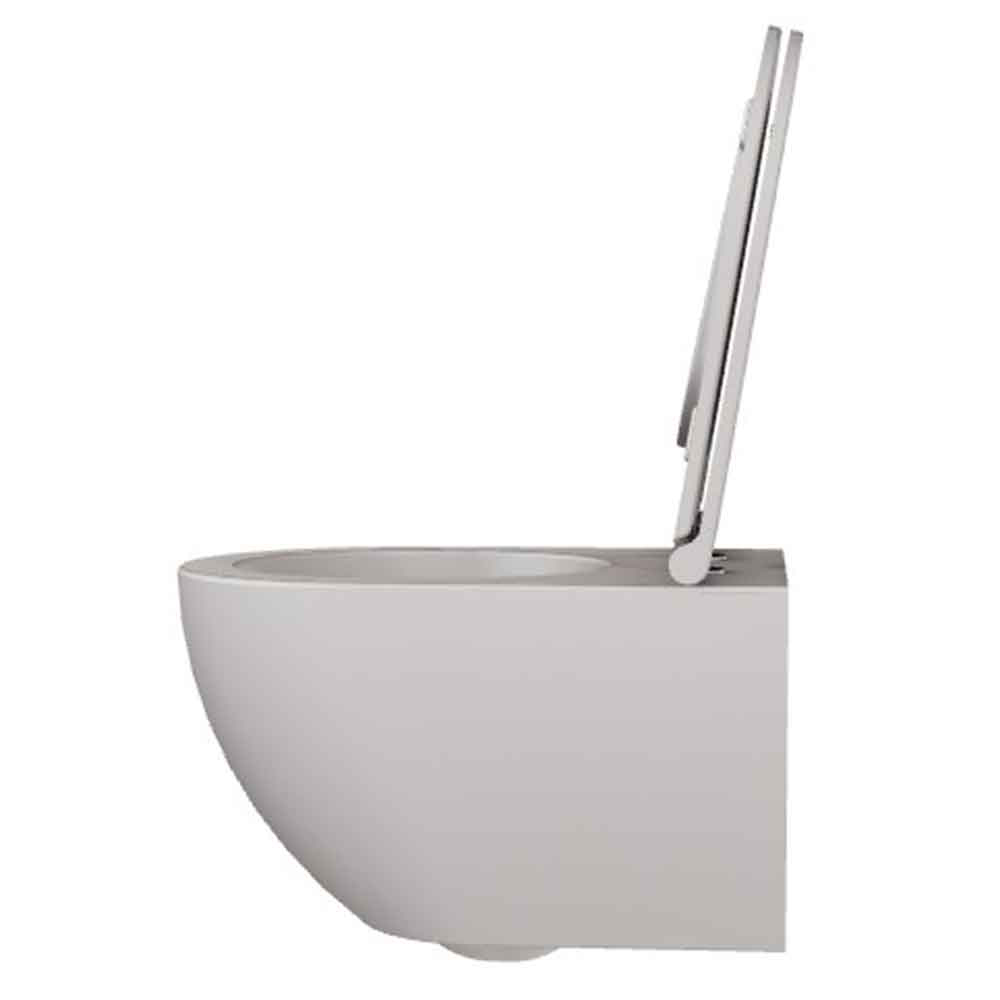 Comoda Vägghängd Toalettstol, Ash