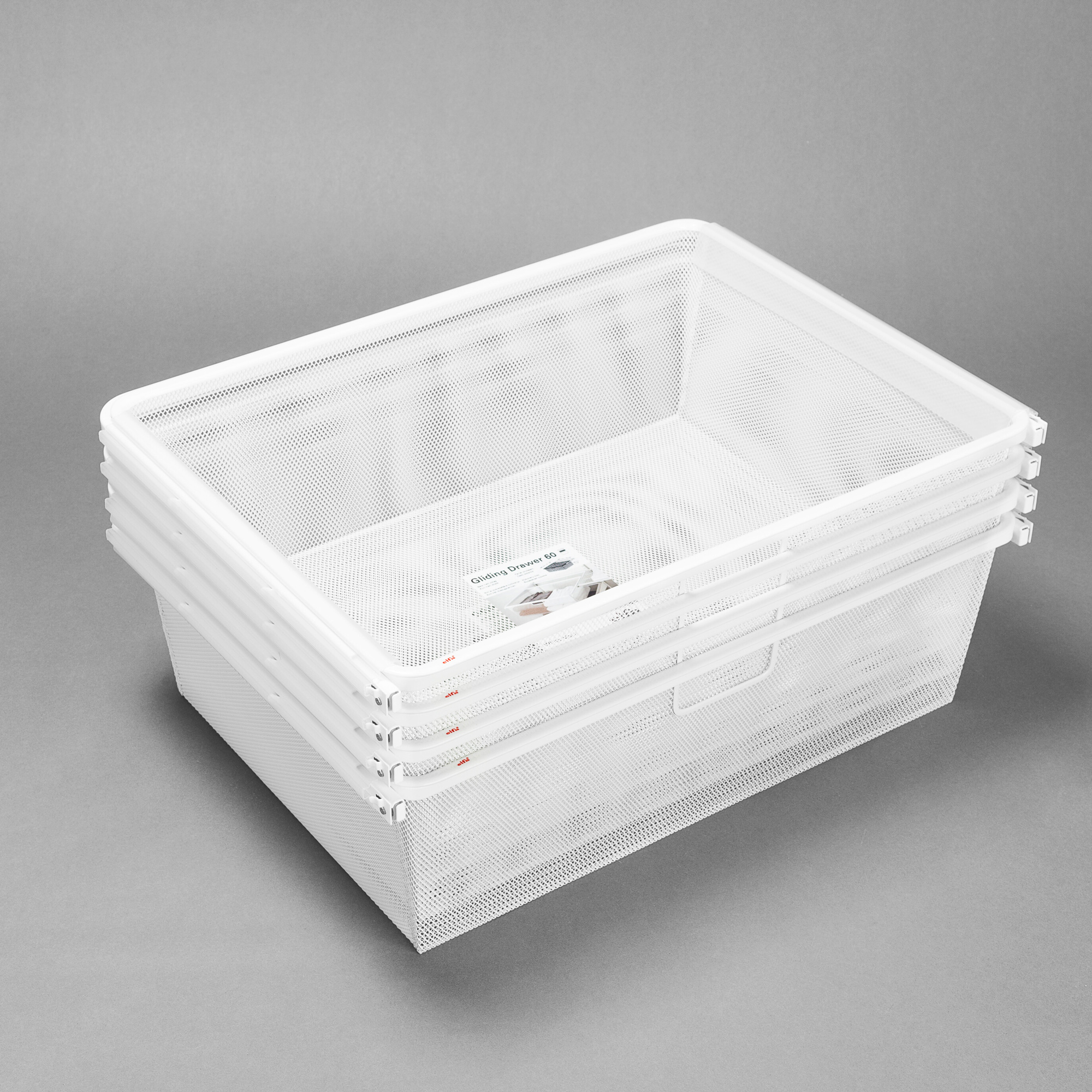 Meshback Elfa för Utdragsram B60 4-pack