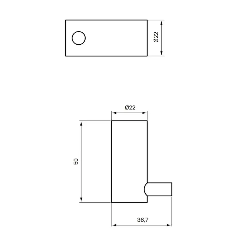 Tapwell TA242 Handdukskrokar Black Chrome Black Chrome