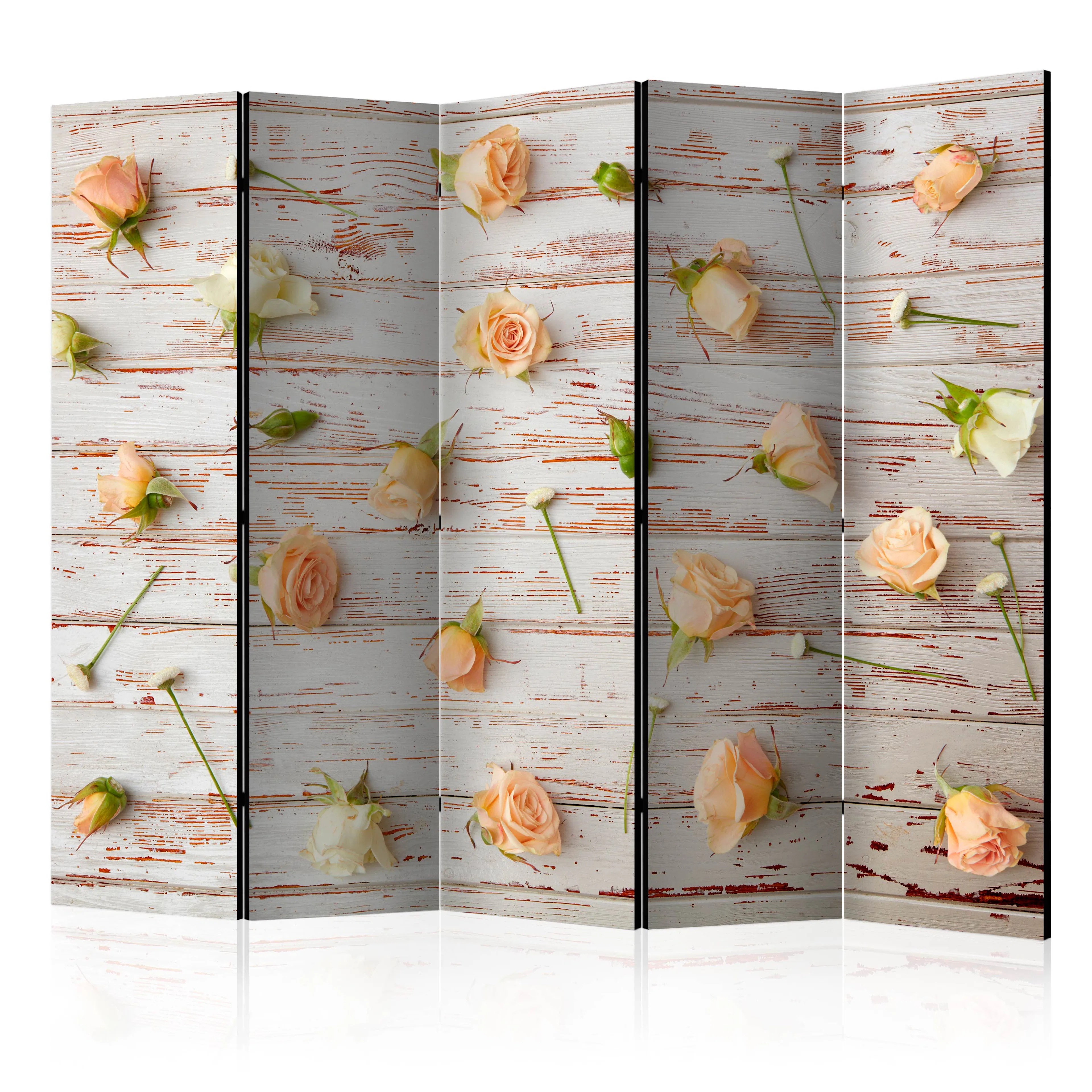 Rumsavdelare Skärmvägg Arkiio Wood och Roses II 225x172 cm