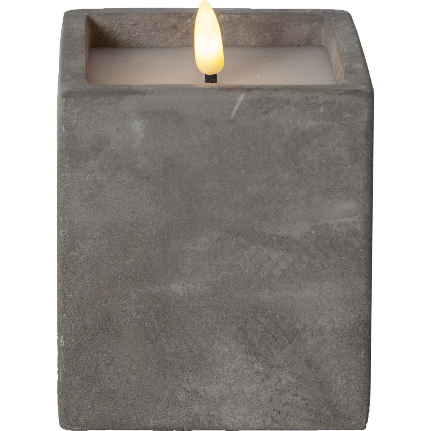 LED Blockljus Flamme Cem 11,5cm Höjd: 110 mm