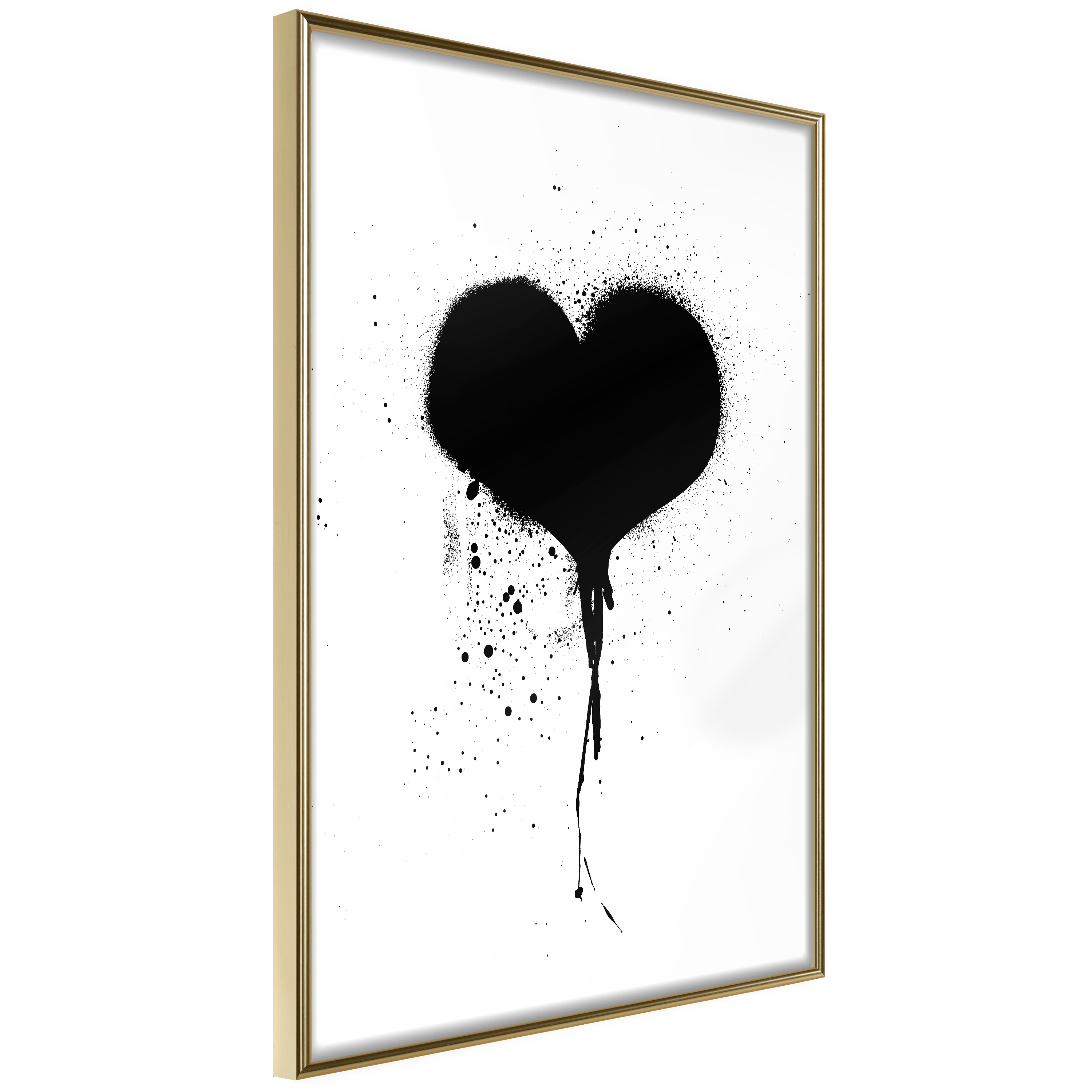 Poster Artgeist Affisch Destroyed Heart