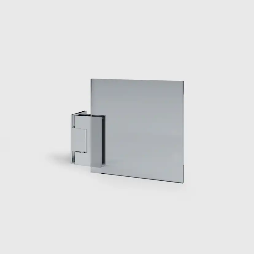 Invitrea Flair GV1/140/Blank krom/Gråtonat glas Bredd: 1400 mm, Glastyp:Gråtonat Glas, Profil:Krom
