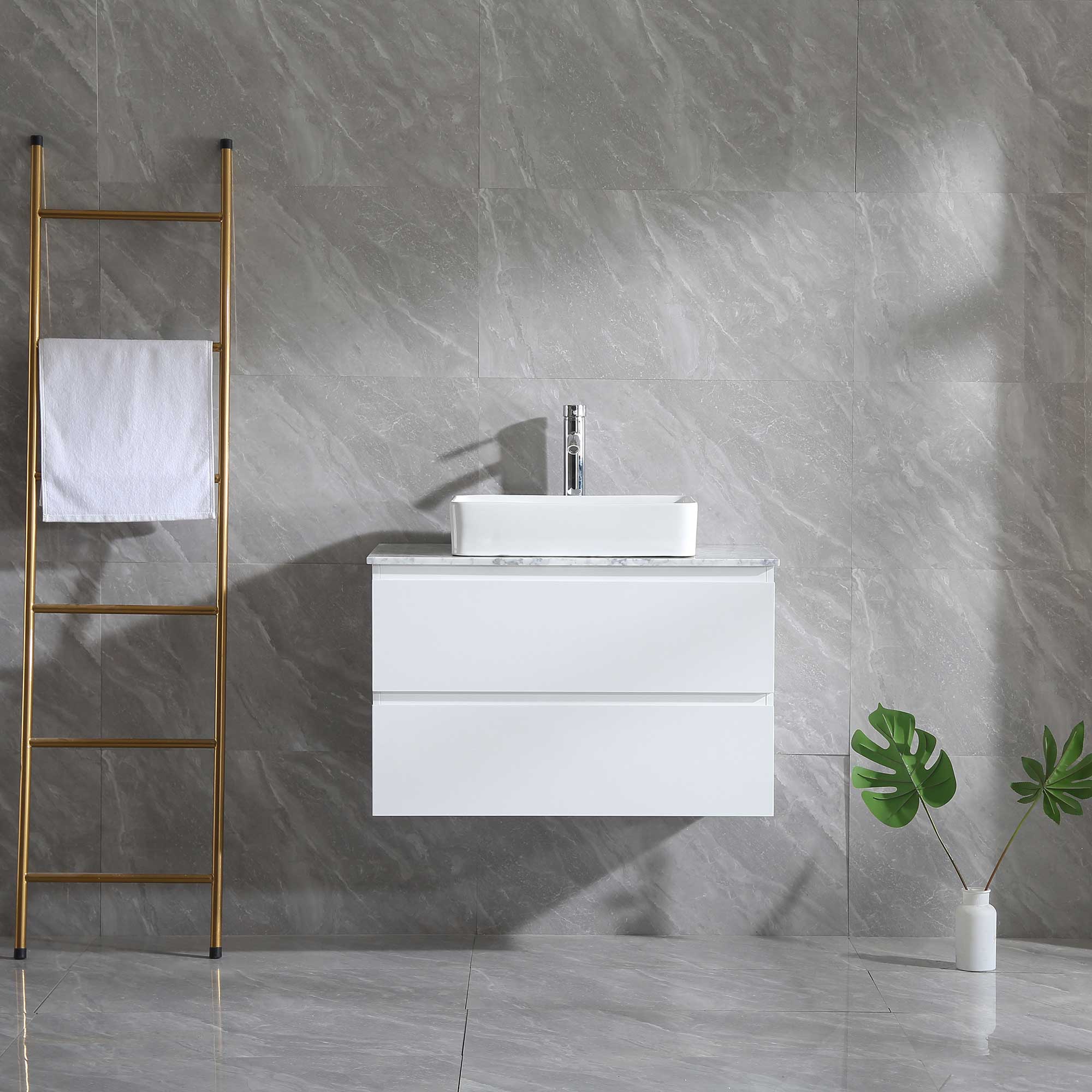 Tvättställsskåp Bathlife Extas Vit