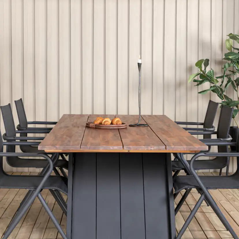 Matgrupp Venture Home Doni med 6 Anve Matstolar