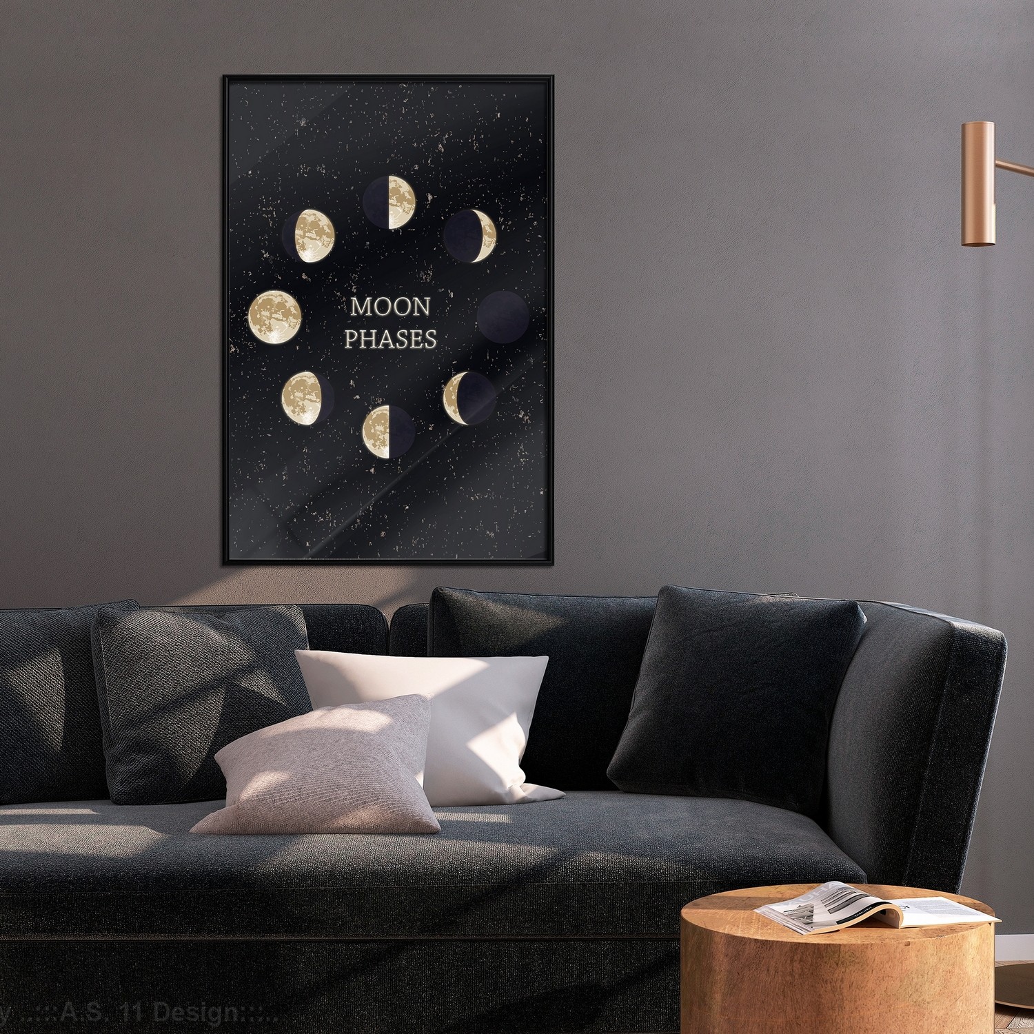 Poster Artgeist Affisch Lunar Cycle