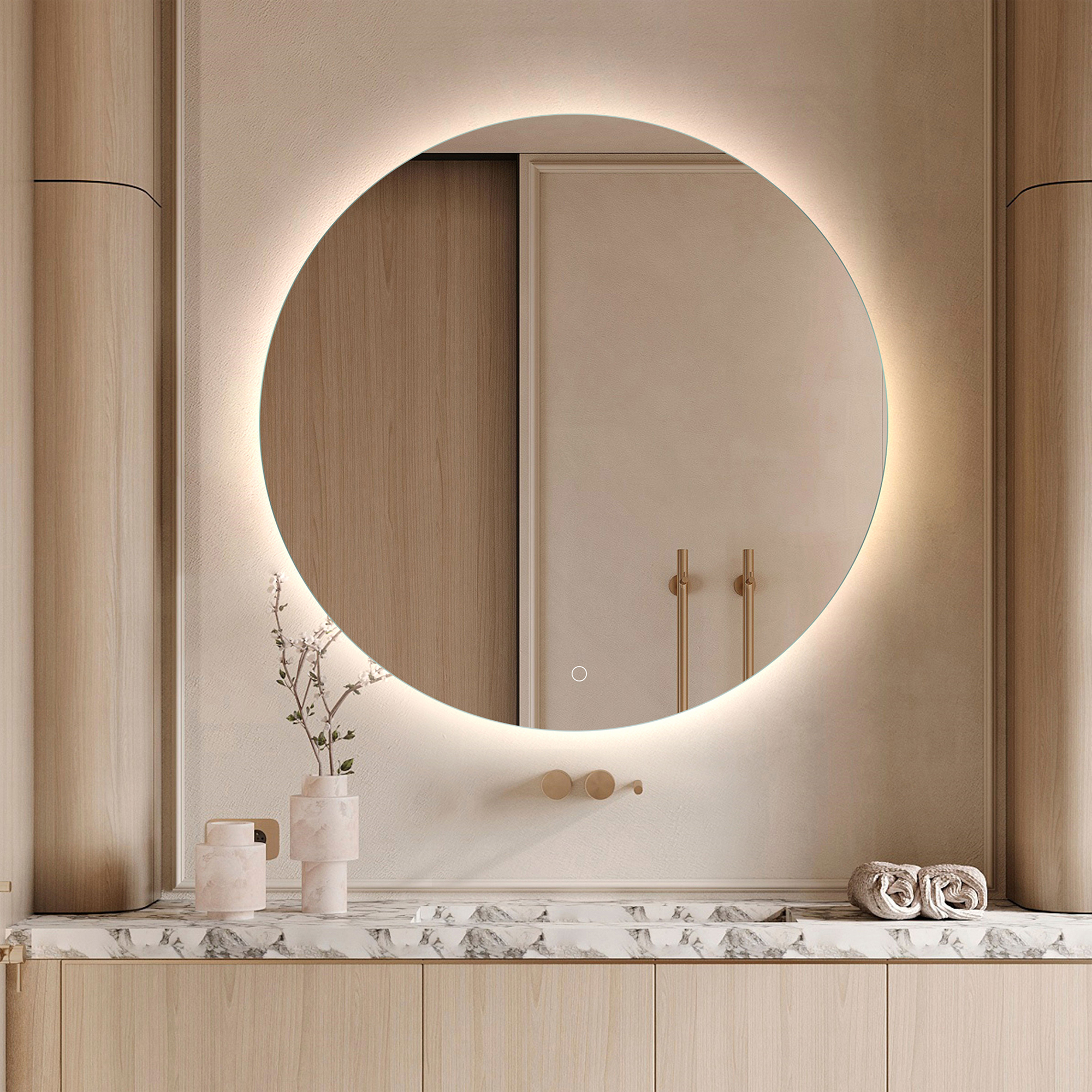 STUDIO LED Spegel Ø600 Diameter: 600 mm