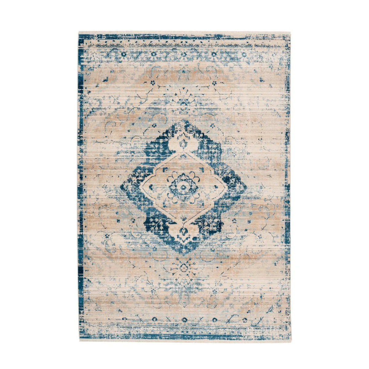 Gandeer Matta Lond Creme/Blå 200x290 cm 200x290 cm