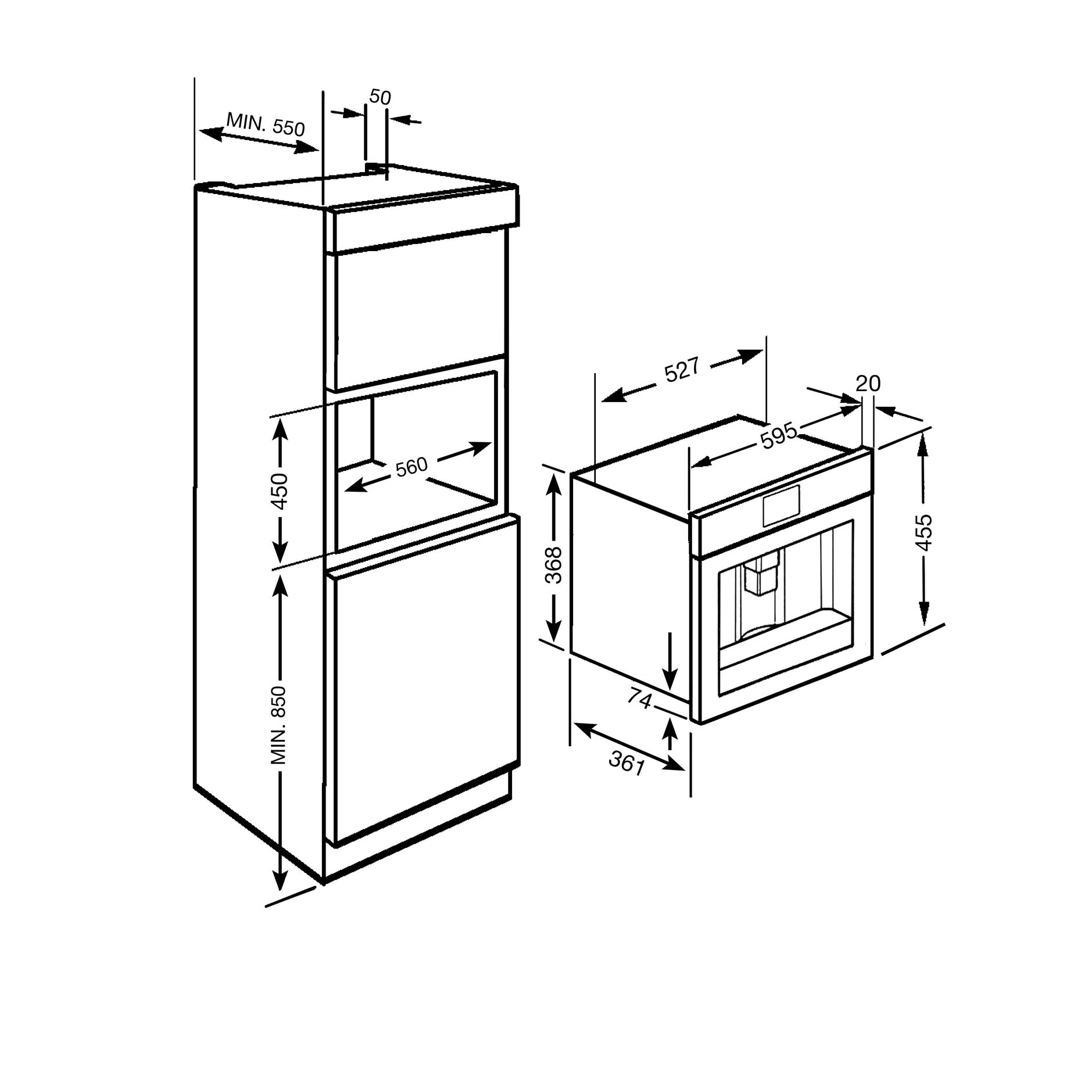 Helautomatisk kaffemaskin Smeg CMS8451 Svart
