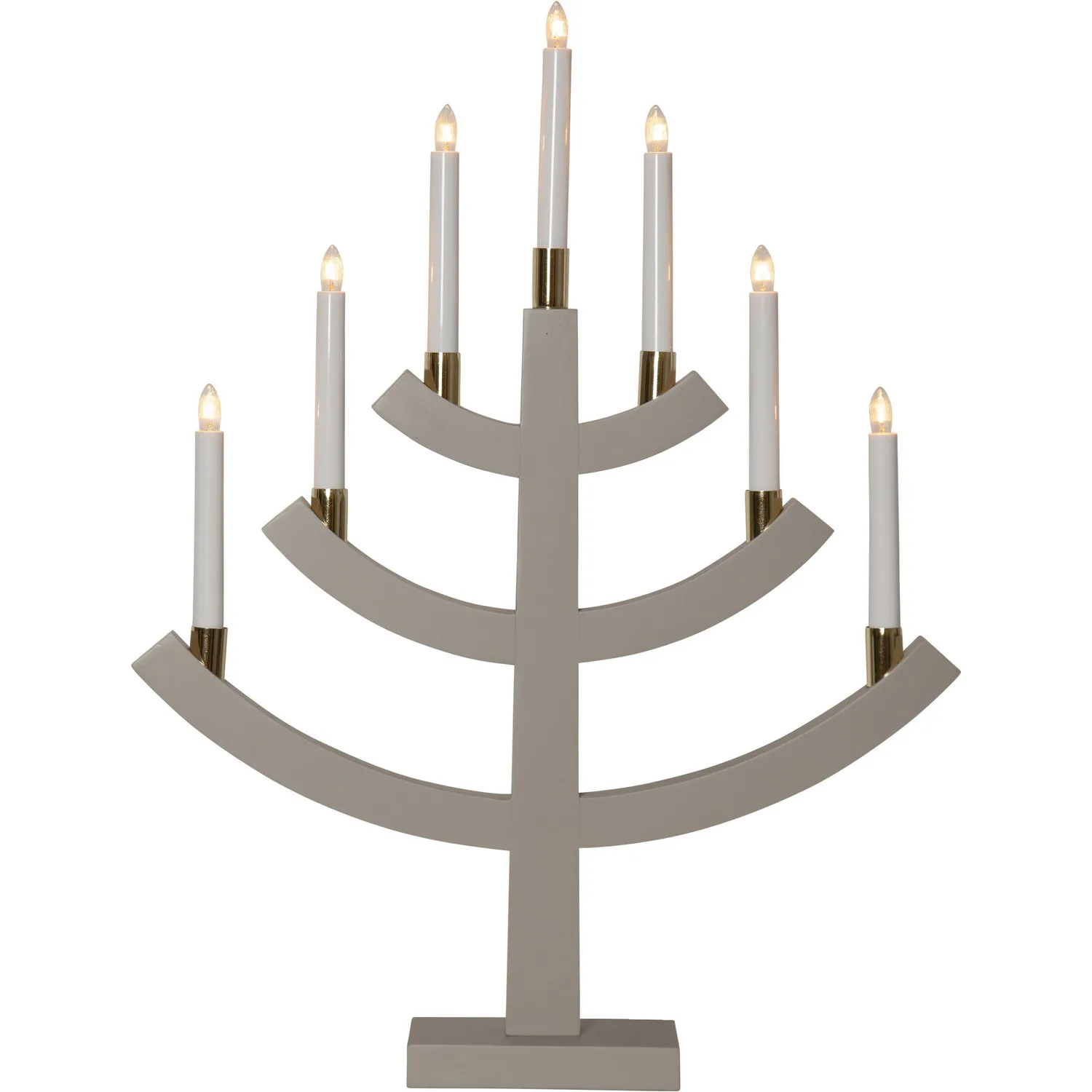 Ljusstake Gillian elefant Beige