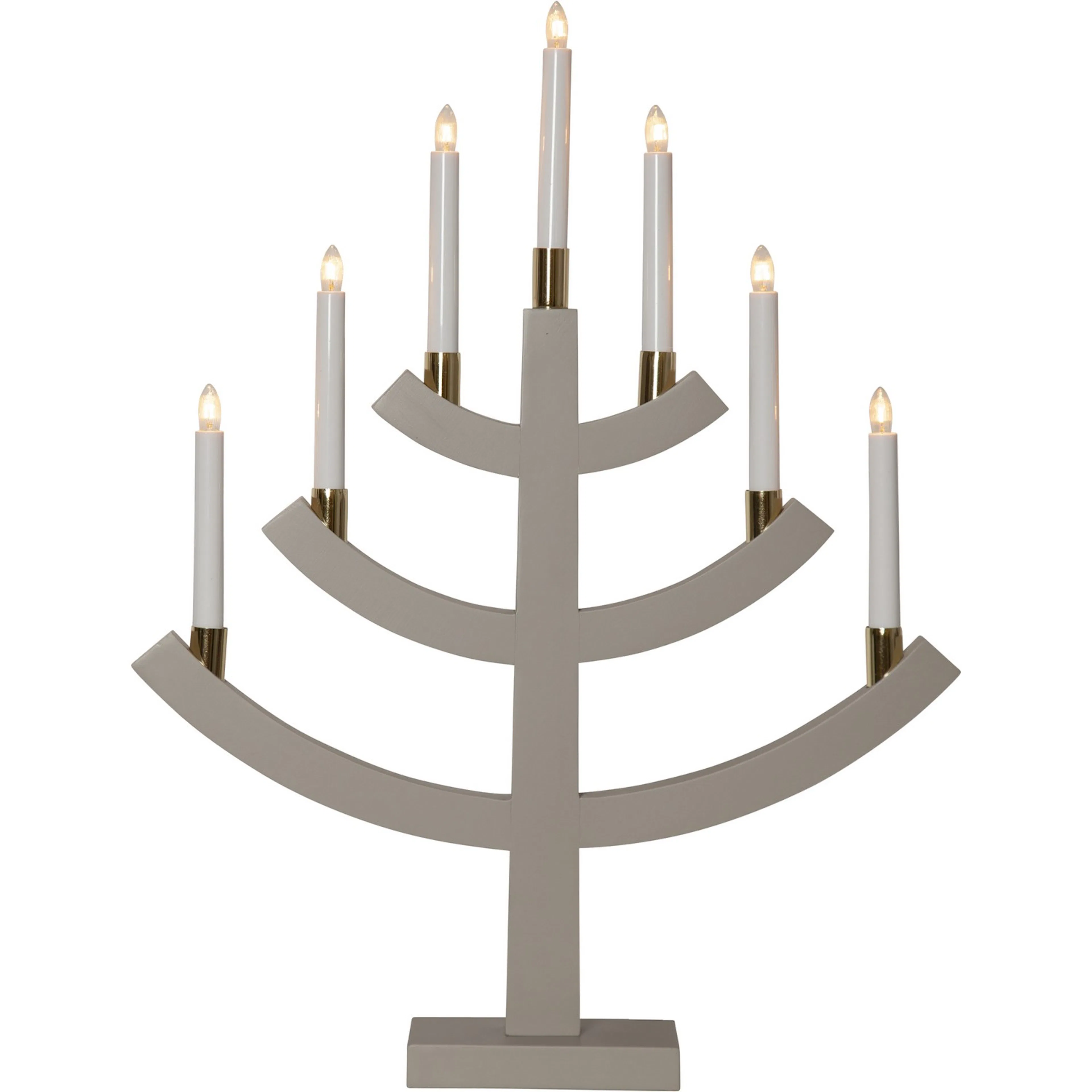 Ljusstake Gillian elefant Beige