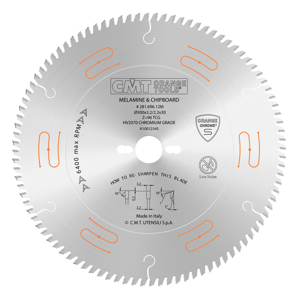 Formatsågklinga CMT Orange Tools TF Chrom